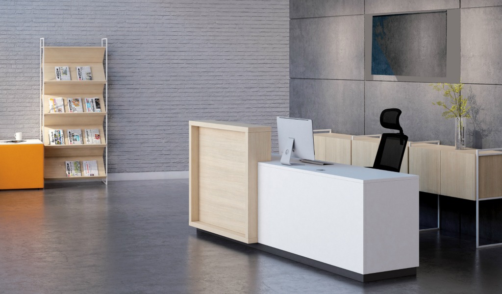 Modular Office Reception Table 01